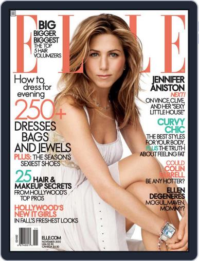 Elle October 7th, 2005 Digital Back Issue Cover