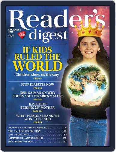 Reader's Digest India November 1st, 2018 Digital Back Issue Cover