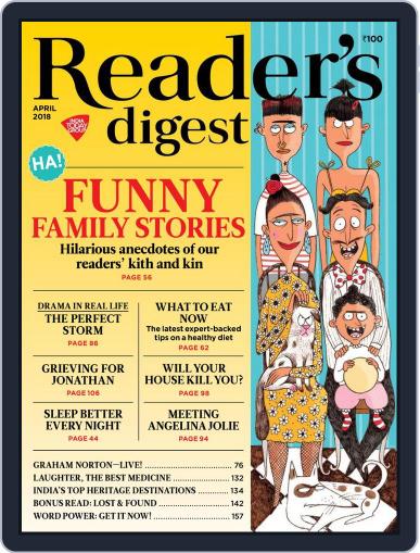Reader's Digest India April 1st, 2018 Digital Back Issue Cover