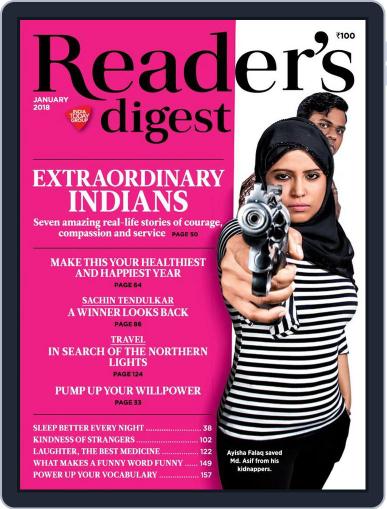 Reader's Digest India January 1st, 2018 Digital Back Issue Cover