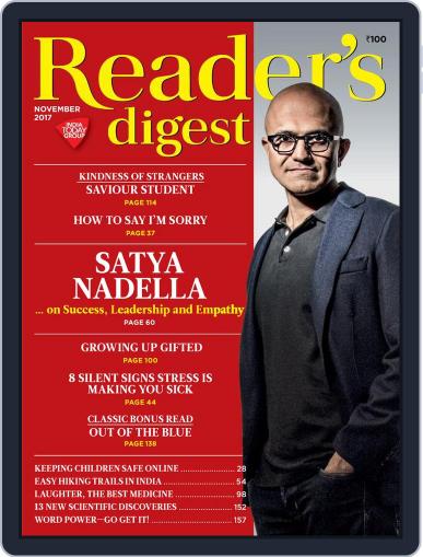 Reader's Digest India (Digital) November 1st, 2017 Issue Cover