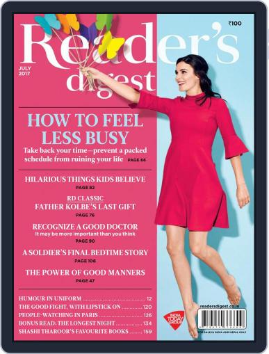 Reader's Digest India (Digital) July 1st, 2017 Issue Cover