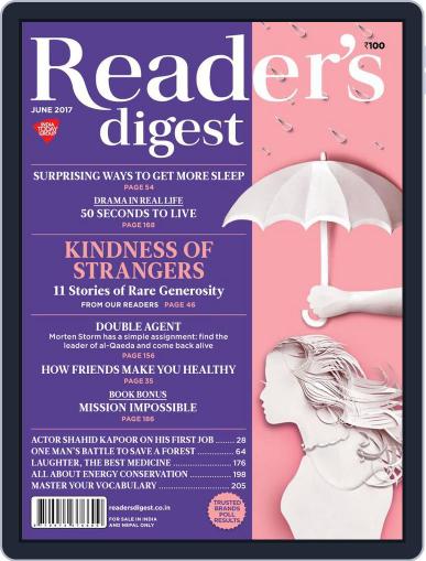 Reader's Digest India (Digital) June 1st, 2017 Issue Cover