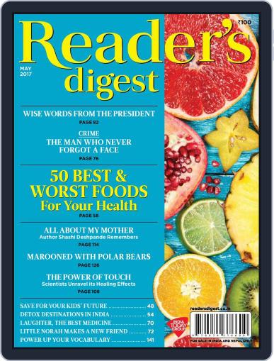 Reader's Digest India (Digital) May 1st, 2017 Issue Cover