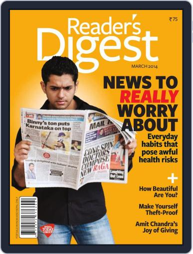 Reader's Digest India (Digital) March 17th, 2014 Issue Cover