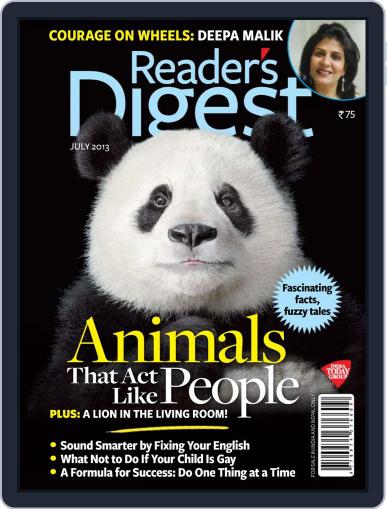 Reader's Digest India July 4th, 2013 Digital Back Issue Cover