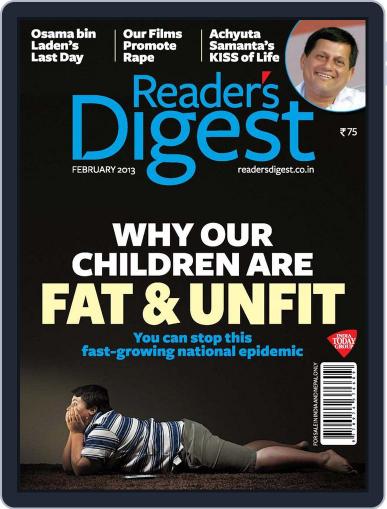 Reader's Digest India February 3rd, 2013 Digital Back Issue Cover