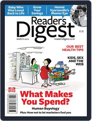 Reader's Digest India February 28th, 2012 Digital Back Issue Cover