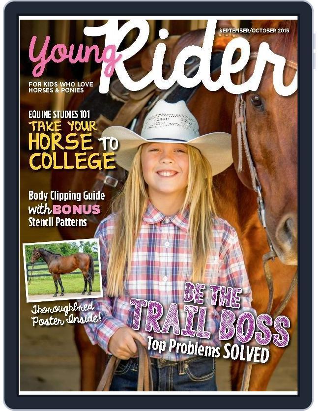 Young Rider August 29th, 2016 Digital Back Issue Cover