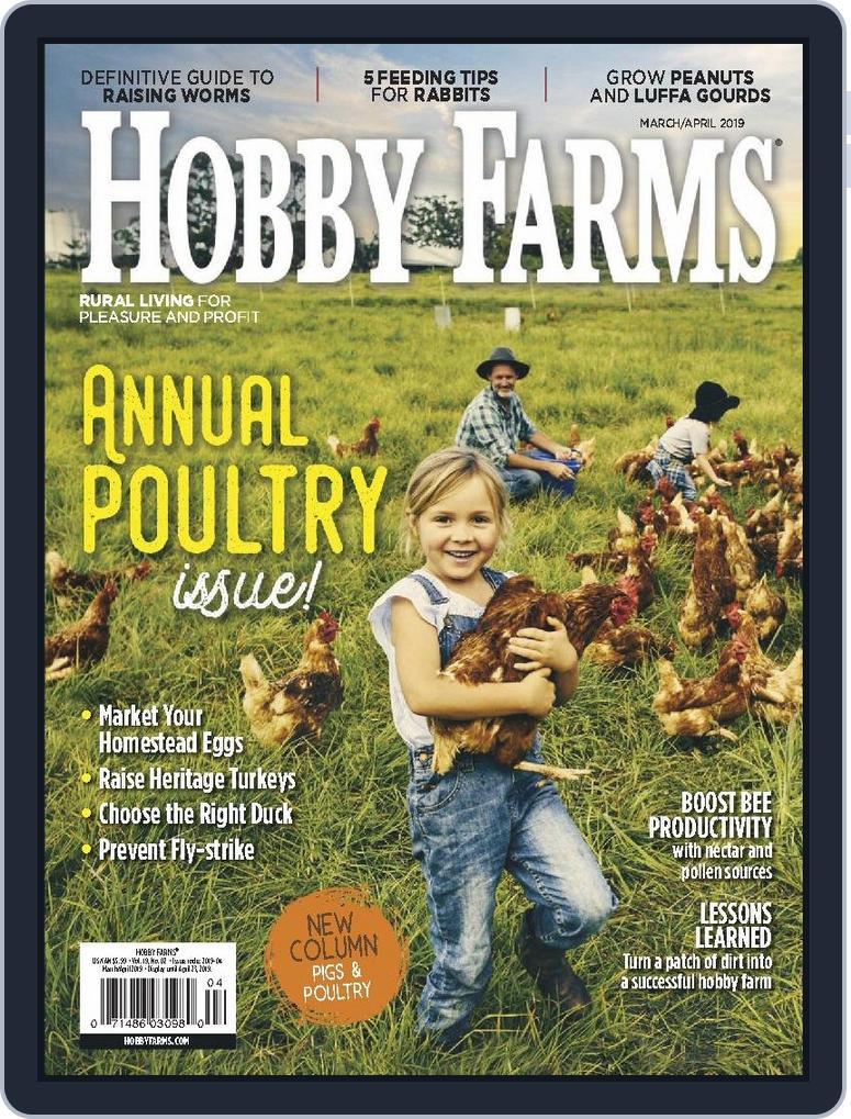 Hobby Farms March 1st, 2019 Digital Back Issue Cover