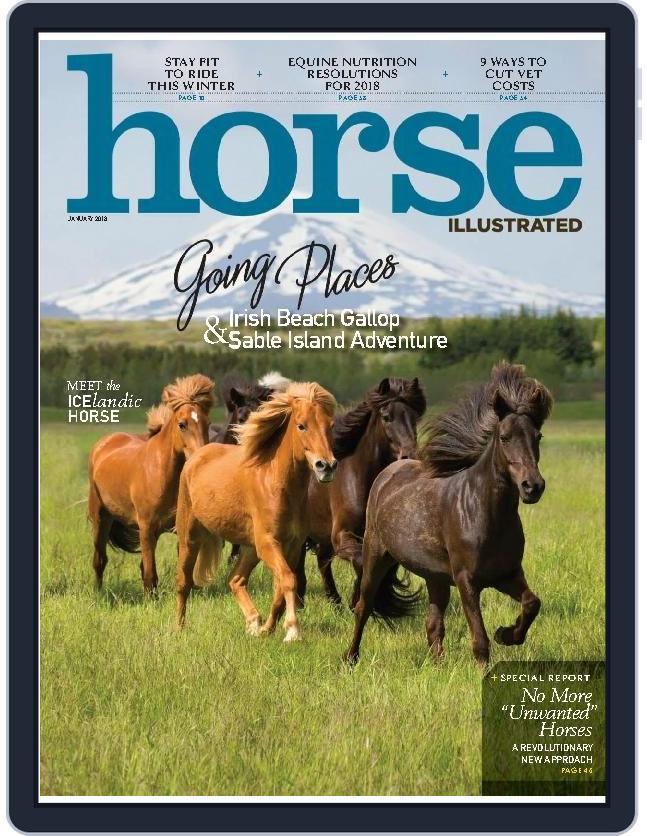 Horse Illustrated January 1st, 2018 Digital Back Issue Cover