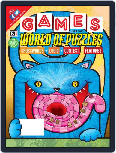 Games World of Puzzles June 1st, 2020 Digital Back Issue Cover