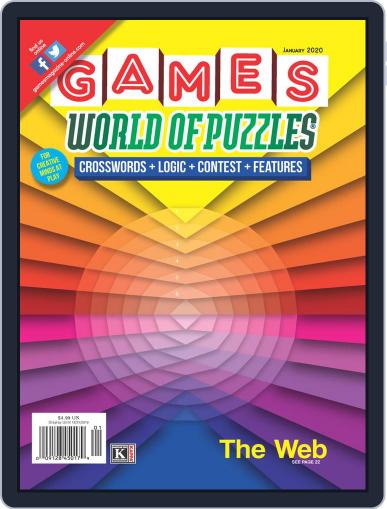 Games World of Puzzles January 1st, 2020 Digital Back Issue Cover