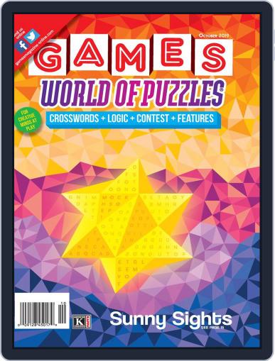 Games World of Puzzles October 1st, 2019 Digital Back Issue Cover