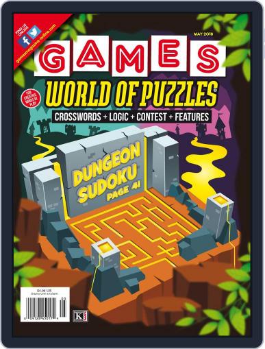 Games World of Puzzles May 1st, 2018 Digital Back Issue Cover