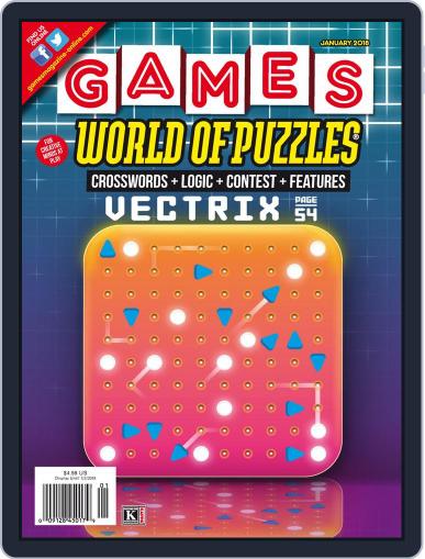 Games World of Puzzles January 1st, 2018 Digital Back Issue Cover