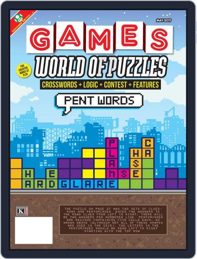 Games World of Puzzles May 1st, 2017 Digital Back Issue Cover