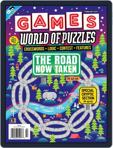 Games World of Puzzles February 28th, 2017 Digital Back Issue Cover