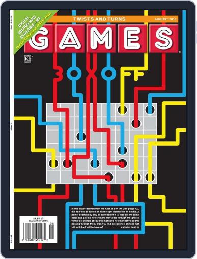 Games World of Puzzles August 1st, 2013 Digital Back Issue Cover