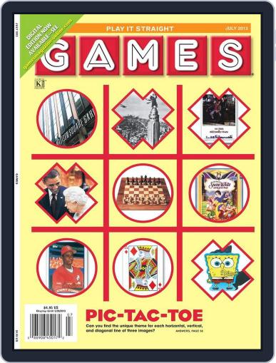 Games World of Puzzles July 1st, 2013 Digital Back Issue Cover