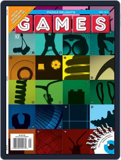 Games World of Puzzles May 1st, 2013 Digital Back Issue Cover