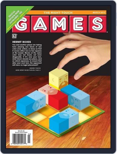 Games World of Puzzles December 5th, 2012 Digital Back Issue Cover