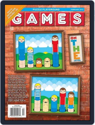 Games World of Puzzles November 7th, 2012 Digital Back Issue Cover