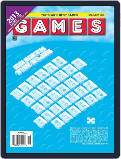 Games World of Puzzles October 10th, 2012 Digital Back Issue Cover