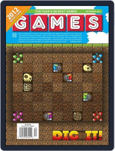 Games World of Puzzles March 16th, 2012 Digital Back Issue Cover