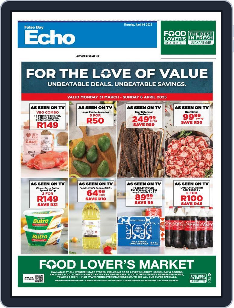 False Bay Echo (Digital) Subscription