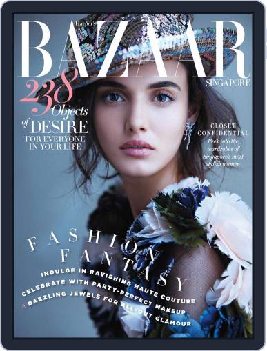 Harper's Bazaar Singapore December 1st, 2017 Digital Back Issue Cover
