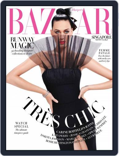 Harper's Bazaar Singapore September 1st, 2015 Digital Back Issue Cover