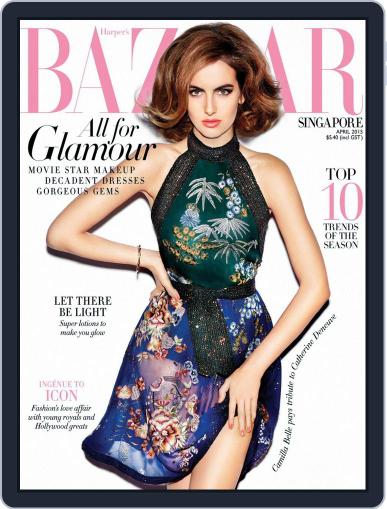 Harper's Bazaar Singapore March 29th, 2015 Digital Back Issue Cover