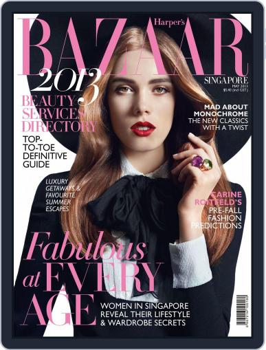Harper's Bazaar Singapore May 3rd, 2013 Digital Back Issue Cover