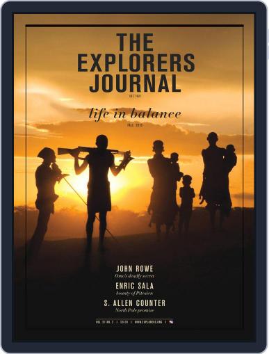 The Explorers Journal October 18th, 2013 Digital Back Issue Cover