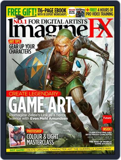 ImagineFX September 10th, 2015 Digital Back Issue Cover