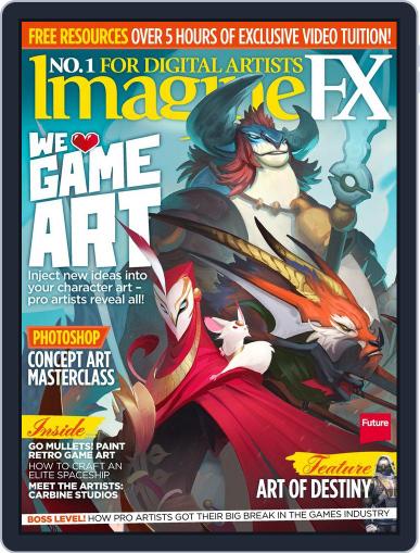 ImagineFX October 9th, 2014 Digital Back Issue Cover