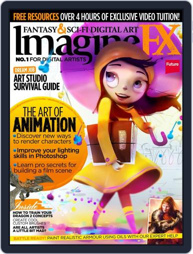 ImagineFX August 15th, 2014 Digital Back Issue Cover