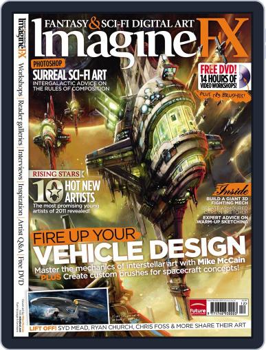 ImagineFX October 17th, 2011 Digital Back Issue Cover