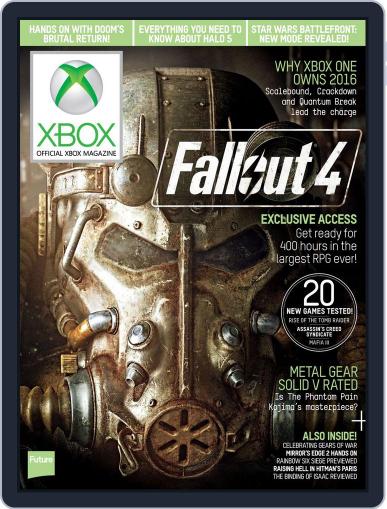 Official Xbox November 1st, 2015 Digital Back Issue Cover