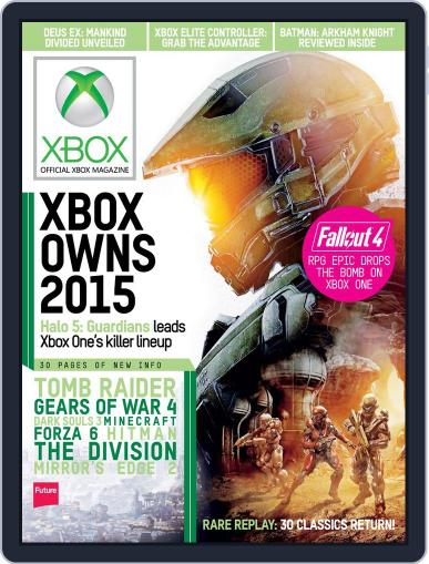 Official Xbox September 1st, 2015 Digital Back Issue Cover