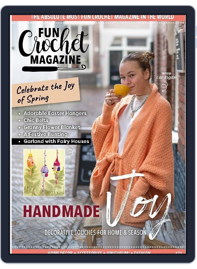 Fun Crochet April 1st, 2025 Digital Back Issue Cover