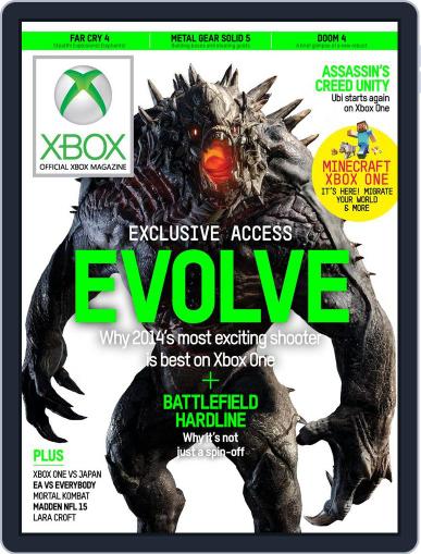Official Xbox August 19th, 2014 Digital Back Issue Cover