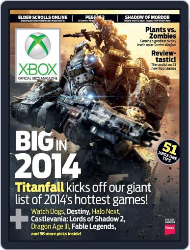 Official Xbox January 7th, 2014 Digital Back Issue Cover