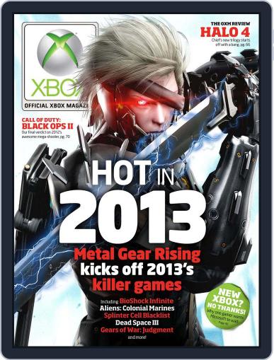 Official Xbox December 4th, 2012 Digital Back Issue Cover