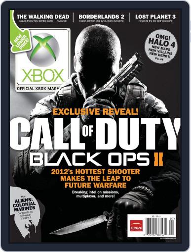 Official Xbox August 9th, 2012 Digital Back Issue Cover