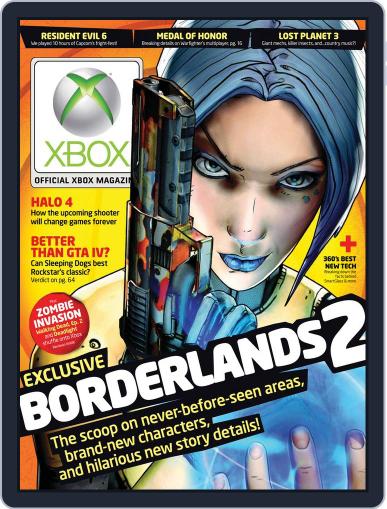 Official Xbox August 8th, 2012 Digital Back Issue Cover