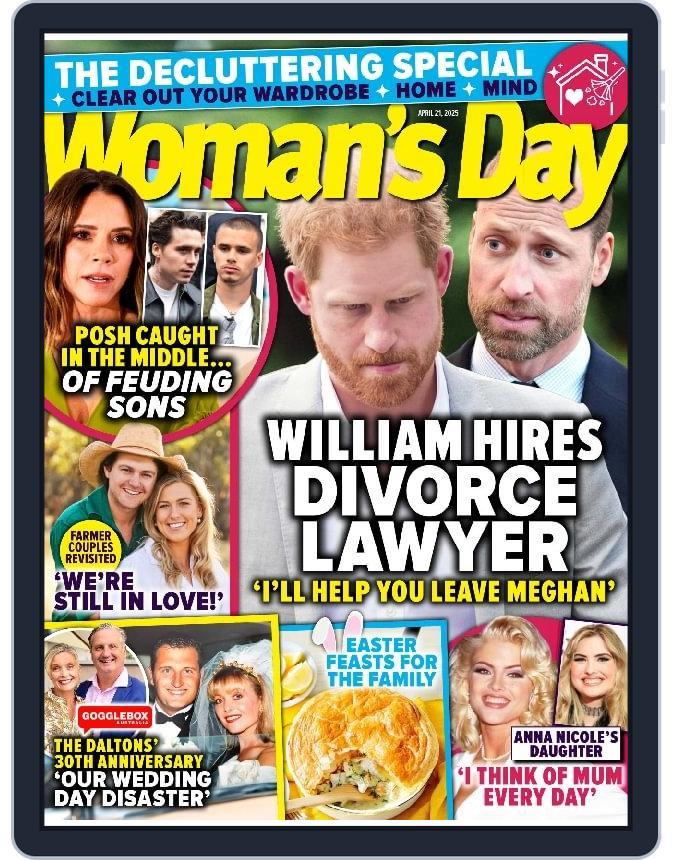 Woman's Day Australia (Digital) Subscription                    April 14th, 2025 Issue