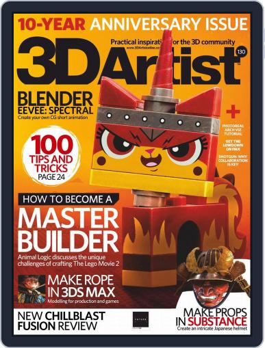 3D Artist June 1st, 2019 Digital Back Issue Cover