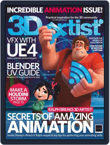 3D Artist March 1st, 2019 Digital Back Issue Cover